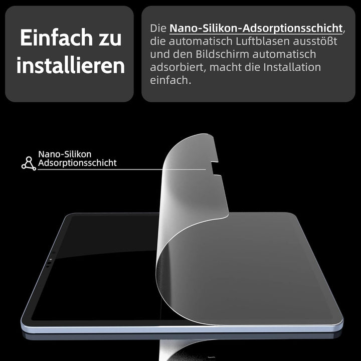 3 Stück Papier Folie Kompatibel mit iPad Air 5.Generation 2022 &amp; iPad Air 4 2020 10,9 Zoll &amp;iPad Pro