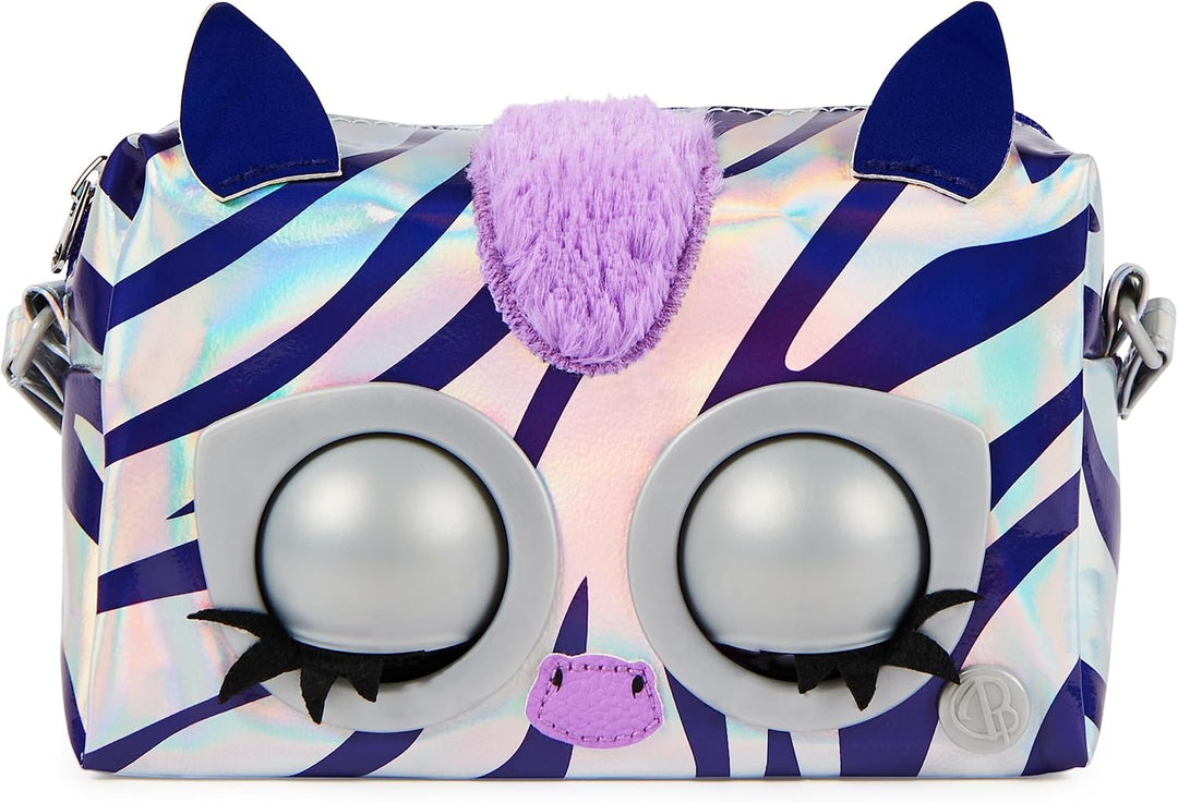 Purse Pets Metallic Magic Tiertasche - interaktive Tasche mit 30 Geräuschen und Reaktionen, Musik un