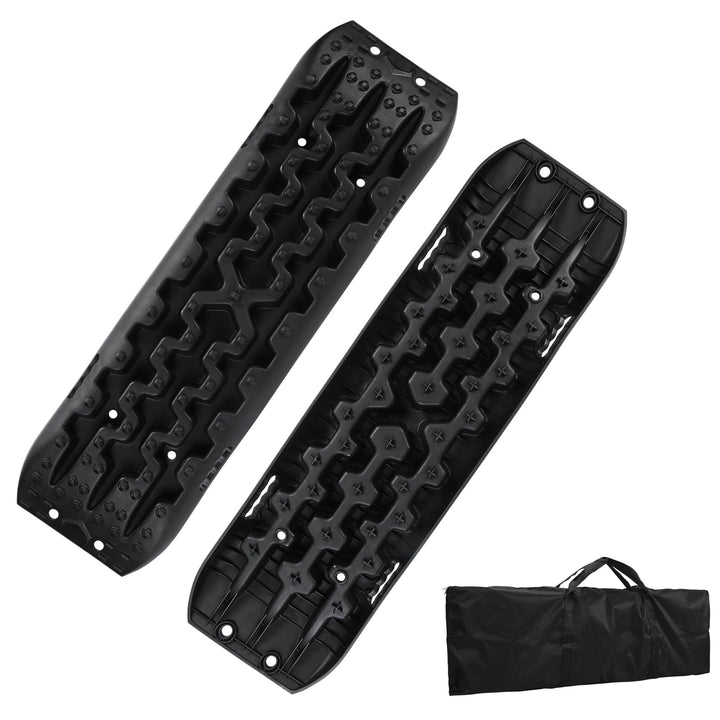 Ansobea Anfahrhilfe mit Aufbewahrungstasche sandbleche Schlamm/Sand/Schnee Recovery Board Offroad Tr