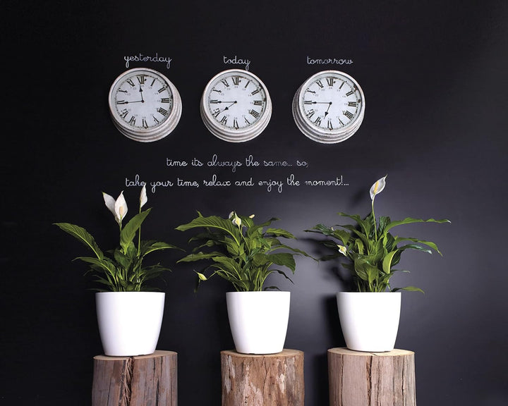 SAN REMO POT 42CM WHITE Weiss, Weiss