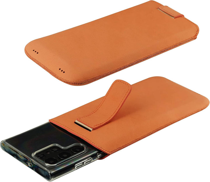 Suncase Etui Tasche kompatibel mit Samsung Galaxy S25 Ultra 5G Hülle mit ZUSÄTZLICHER Case Lasche mi
