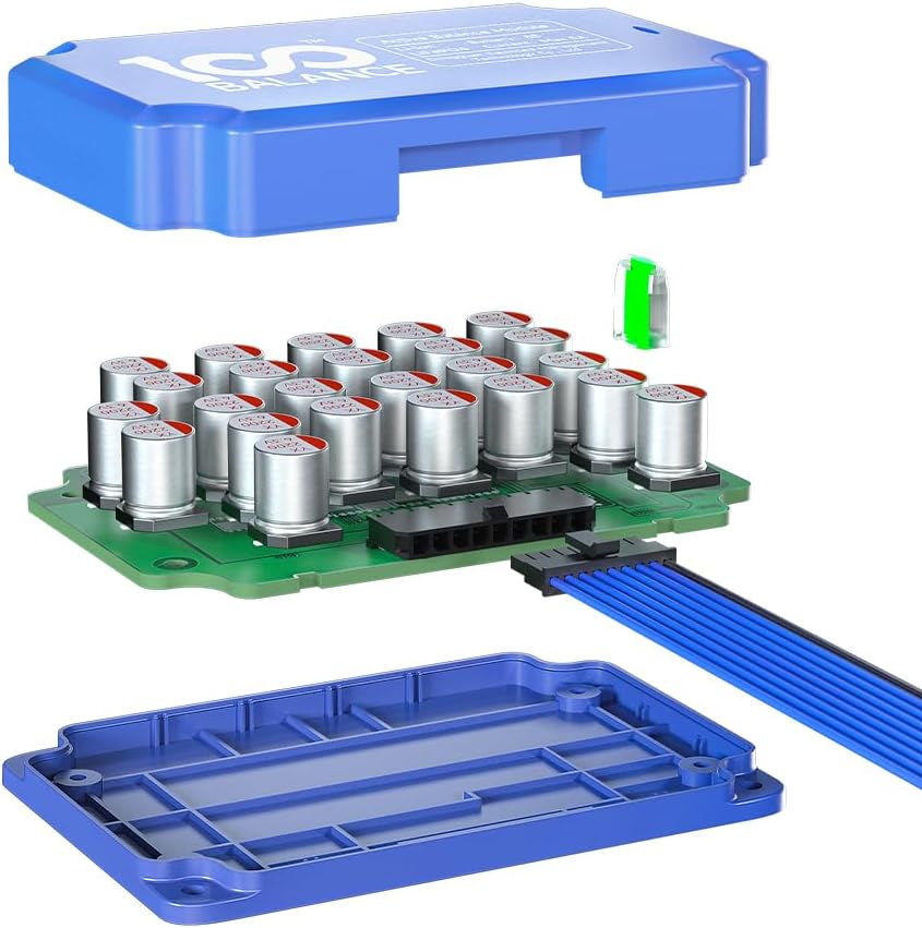 100 BALANCE Battery Balancer 5A Aktives Balancing-Modul für 7S Li-Ion (NMC/LFP) Akkupack, 7S