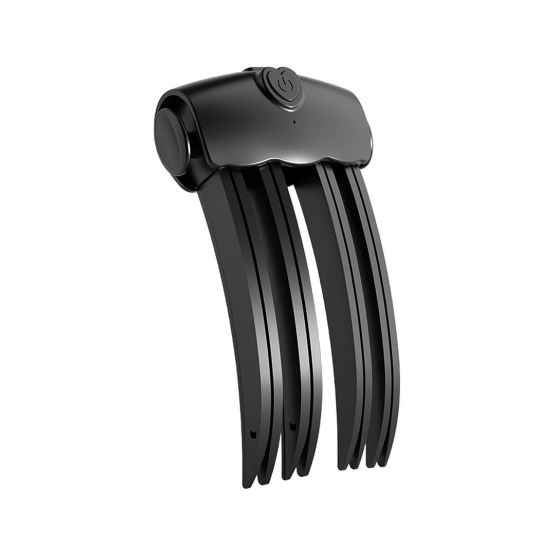 Ansatz Lifting Clips Wiederaufladbarer Kabelloser Hitzeschutz-Liftingkamm Schwarz, Schwarz