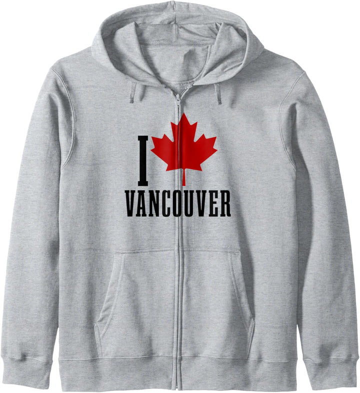 Vancouver BC Maple Leaf Kanadische Flagge Pride Kapuzenjacke