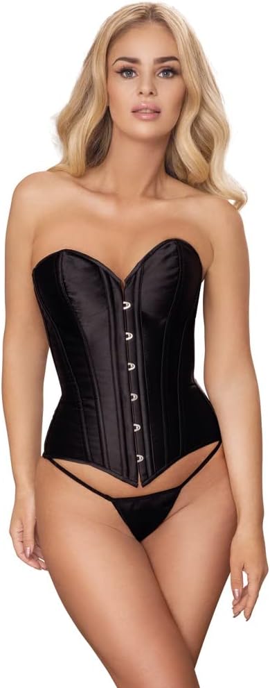 Orion Corsage-Set - verführerisches Dessous-Set für Frauen, mit Rio-String, Schnürung am Rücken, tie