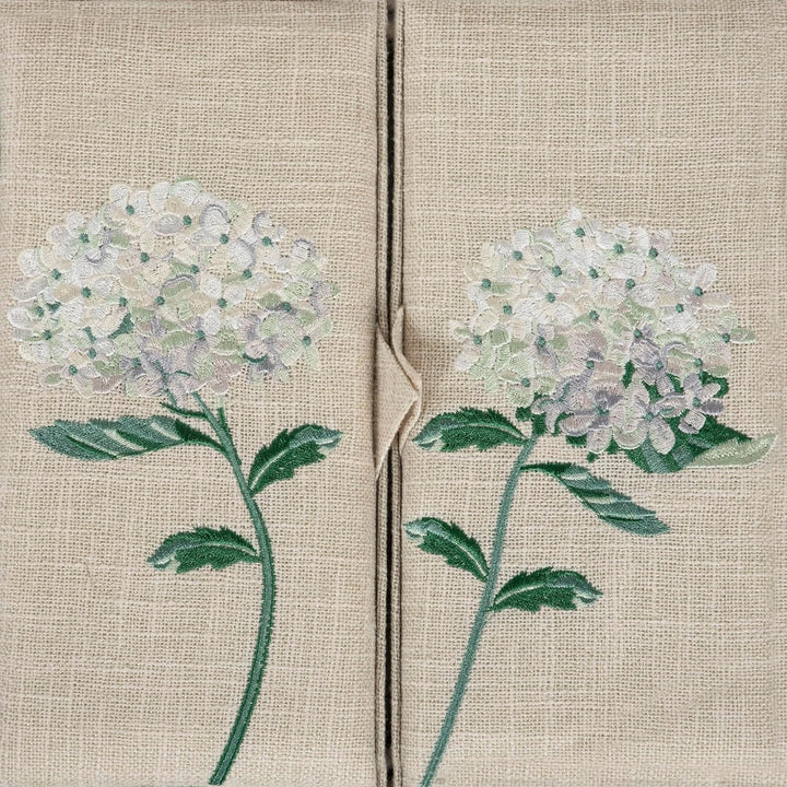 Hobby Gift Grosse Näh-Aufbewahrungsbox, Doppeldeckel, 25 x 25 x 17 cm, Hortensie