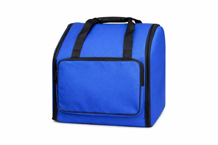 Generisch Steirische Harmonika Tasche Rucksack Deluxe-PRO Blau für 4-reihige Harmonikas