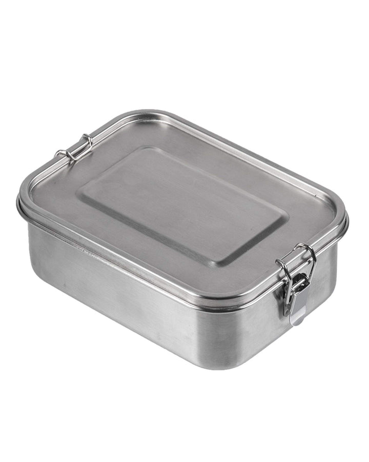 Mil-Tec Langlebige Lunchbox Plus aus Edelstahl Stainless Steel 18CM, Stainless Steel 18CM