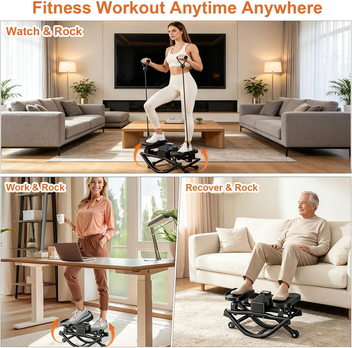 Stepper für Zuhause, Seitlicher Schaukel Fitness Stepper, Rock Stepper
