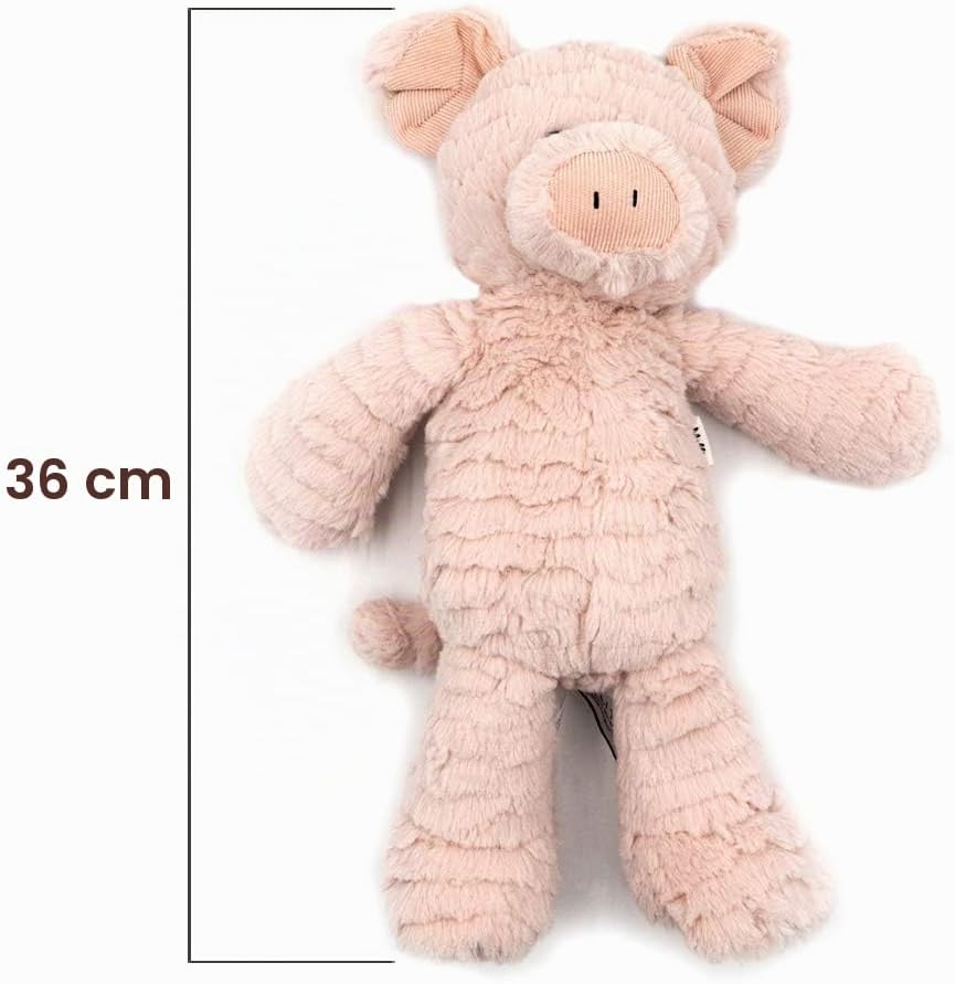 Mollis Kuscheltier - Kuschelschwein - 36 cm - Plüschtier-Schwein - Kinder-Kuscheltier - weiches Stof