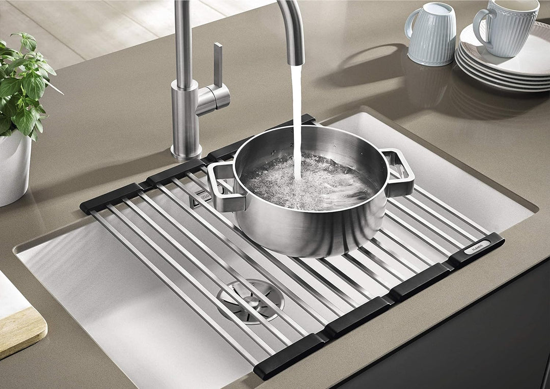 BLANCO LINUS-S schwarz matt + ETAGON6schwarz + Klappmatte460x440mm