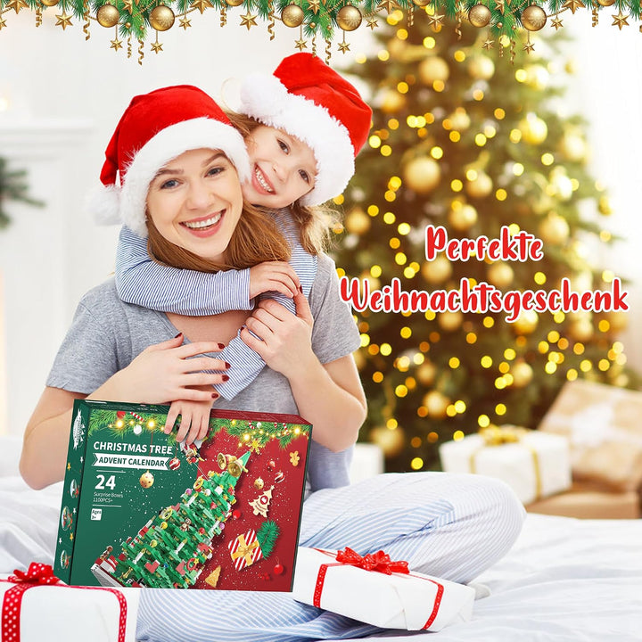 Joozmui Adventskalender 2025 Kinder, Weihnachtsbaum Spielzeug ab 3 4 5 6 7 8 9 10 Jahre Junge Gesche