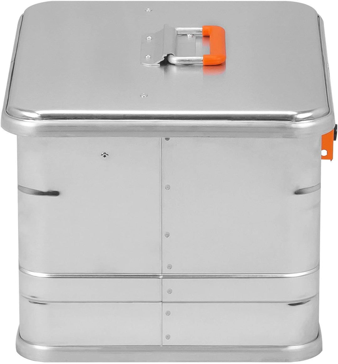Alubox® Aluminiumbox 29 Liter Alukiste mit Deckel, extra stabiles 1 mm Aluminiumblech, Aussenmasse (