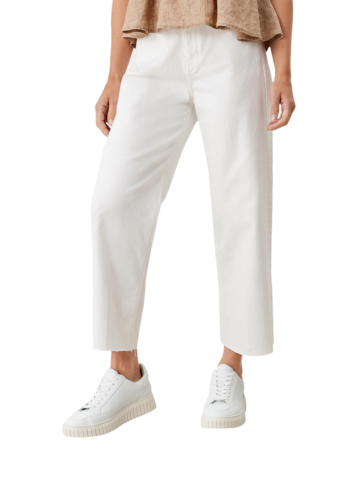 s.Oliver Damen Hose 7/8, 34 Creme 02z8