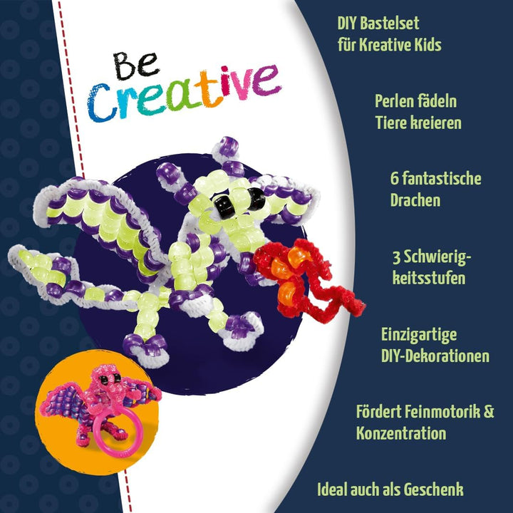 Ravensburger BeCreative Bead Dragons - Bastelset ab 6 Jahre