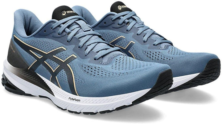 ASICS Herren Gt-1000 12 Sneaker, 50.5 EU Storm Blue Dune