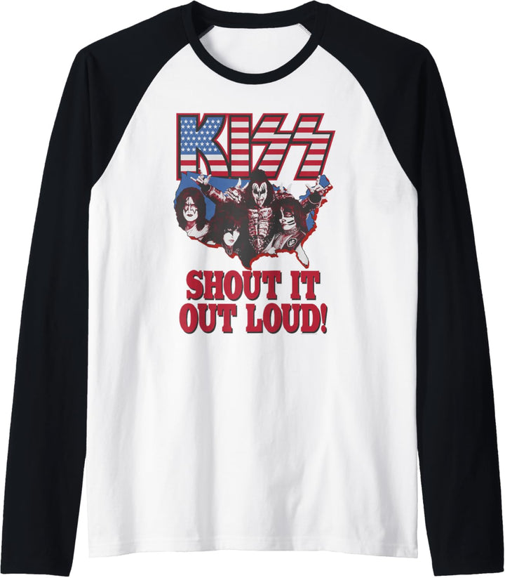 KISS - Schreien Es Aus Laut USA Raglan