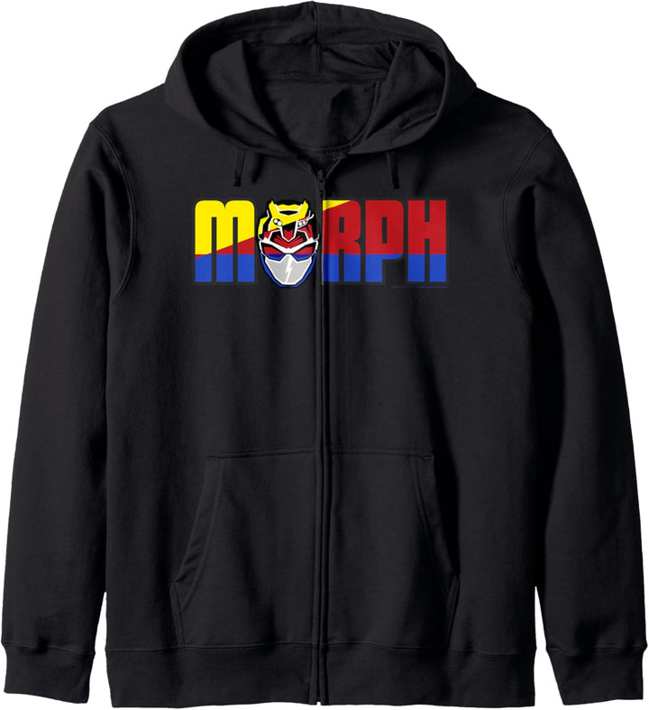 Power Rangers Beast Morphers Retro Tech Logo Kapuzenjacke