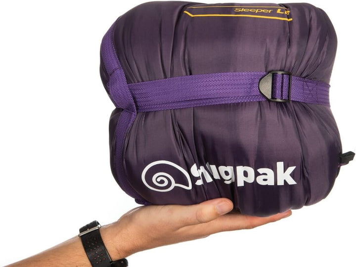 Snugpak Sleeper Lite WGTE Mumienschlafsack mit isolierter Isolierung, verstellbare Kapuze, Schulter-