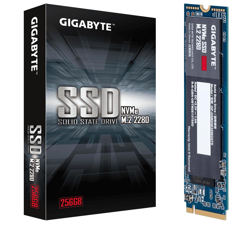 Gigabyte NVMe SSD 256GB