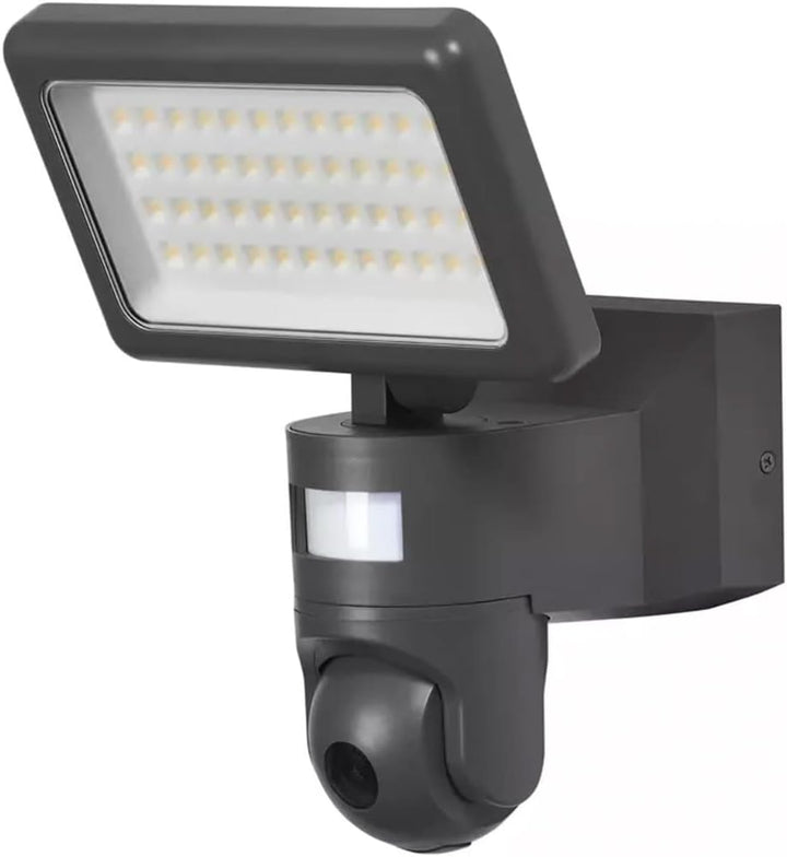 LEDVANCE SMART+ WIFI FLOOD AUTO CAM 20cm - LED Fluter mit Bewegungs- und Tageslichtsensor, HD-Kamera