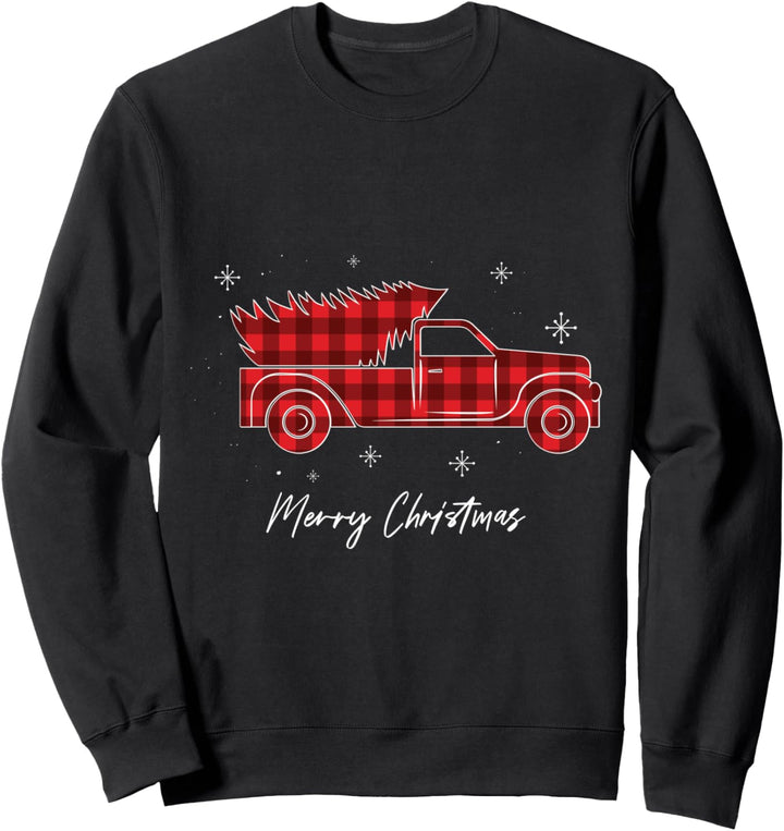 Weihnachtsbaum Christbaum Auf Auto Sweatshirt