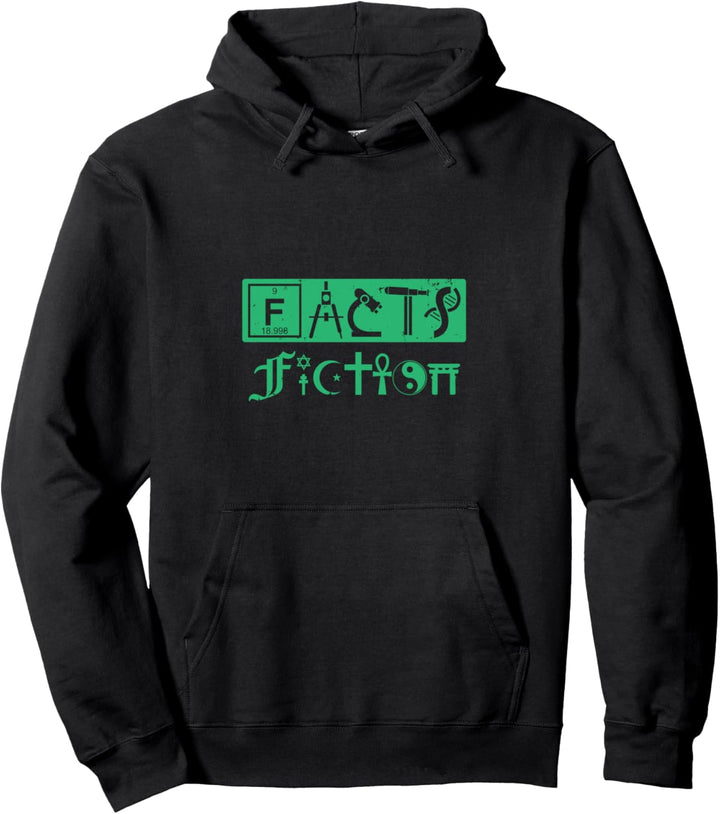 Atheist Facts vs. Fiction Support Science Pullover Hoodie