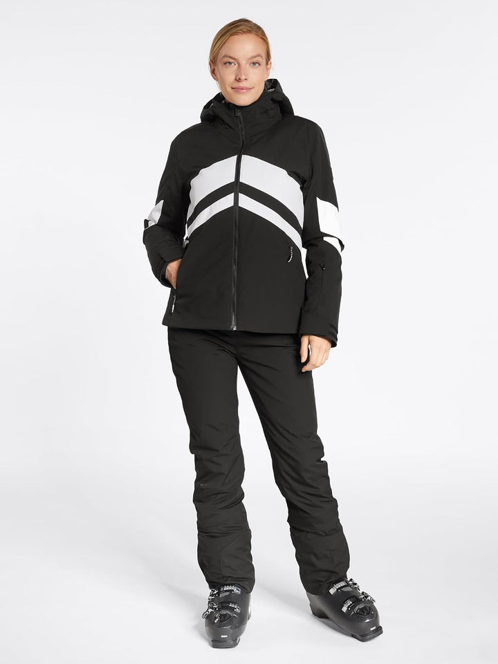 Ziener Damen Telia Ski-Jacke/Winter-Jacke | warm, atmungsaktiv, wasserdicht (1er Pack) 38 Schwarz, 3