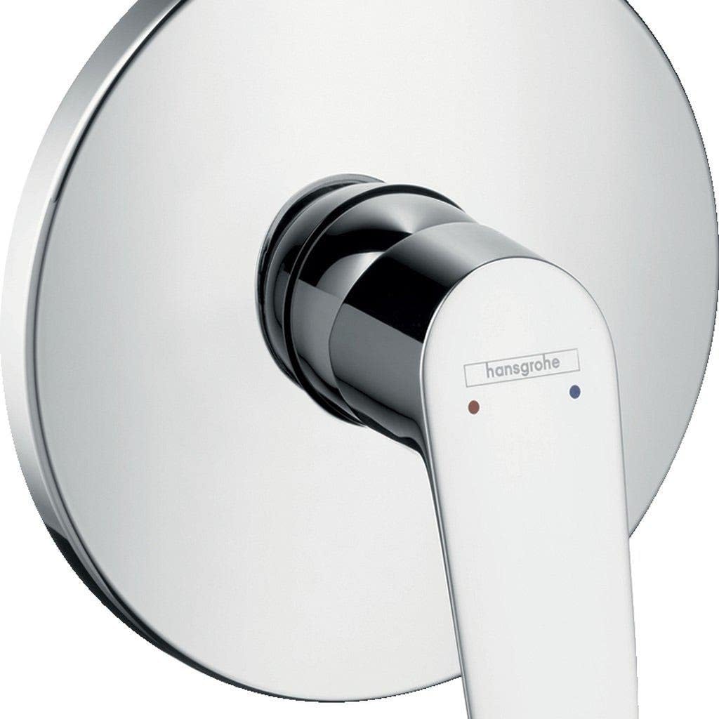 hansgrohe Focus Unterputz Duscharmatur, für 1 Funktion, Chrom Dusche Chrom, Dusche Chrom