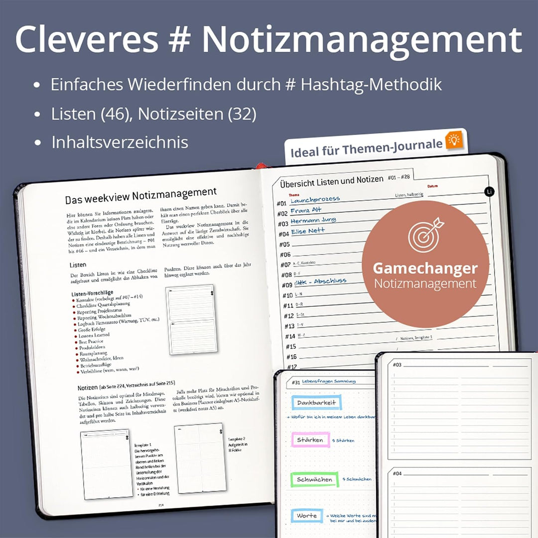 weekview Business Planner 2027 A5+ Wochenplaner Berry Classic Berry 2027 Classic, Berry 2027 Classic