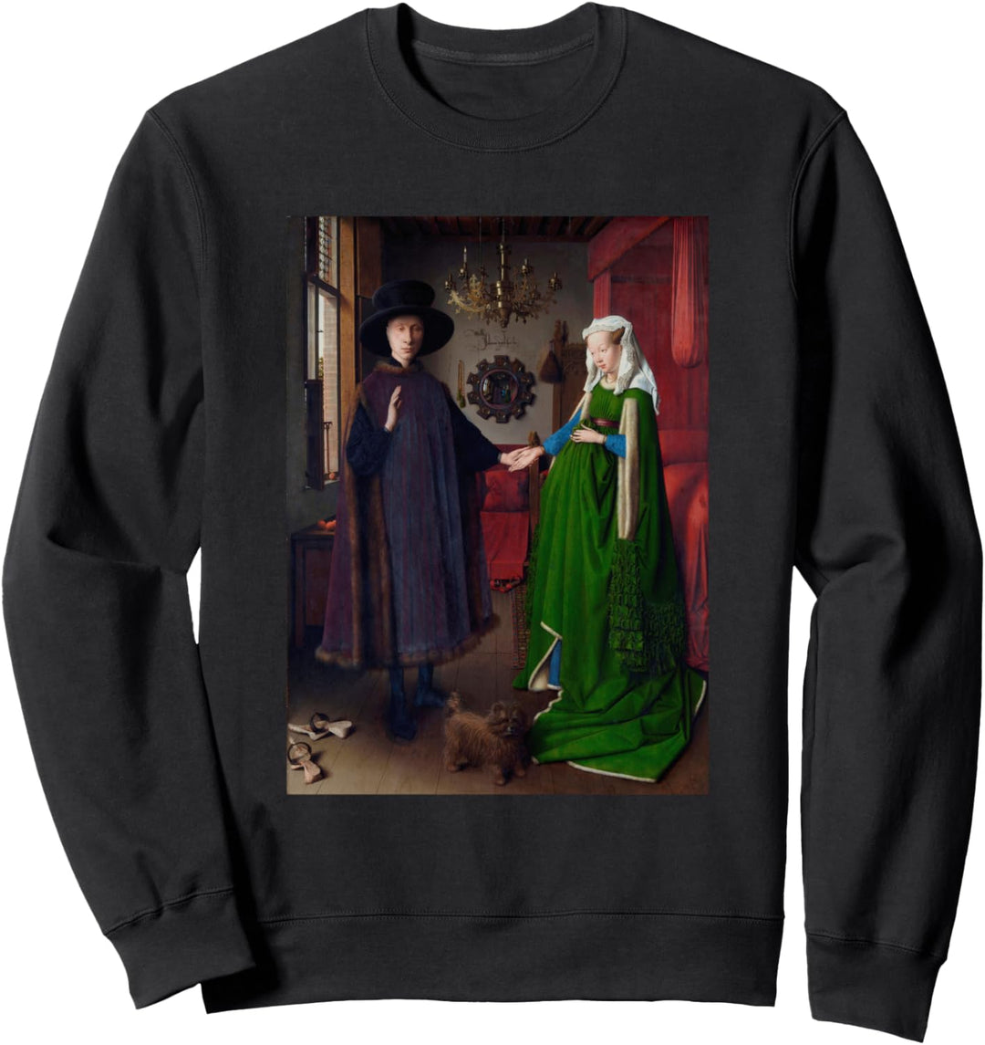 Arnolfini Portrai Gemälde von Jan van Eyck Sweatshirt