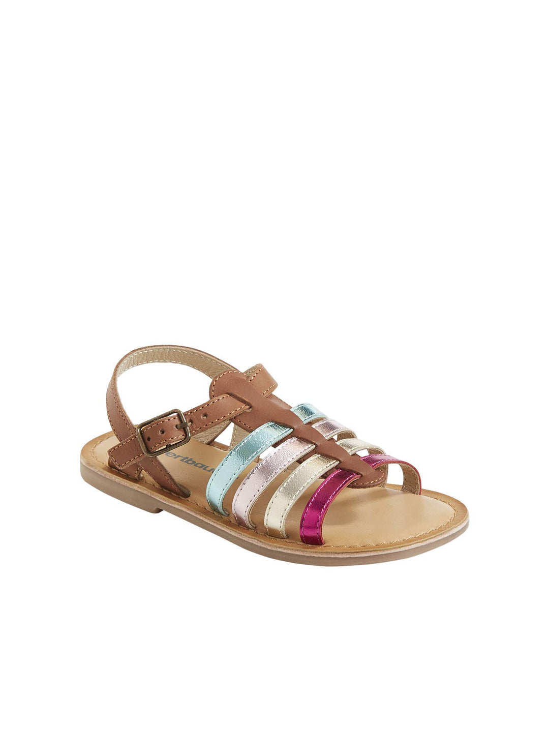 Vertbaudet Mädchen Römersandalen 37 EU Camelfarben, 37 EU Camelfarben