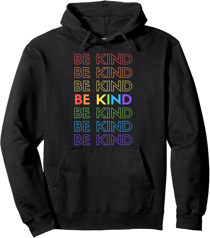 Sei gütiger Regenbogen - Glückliche Güte Pullover Hoodie