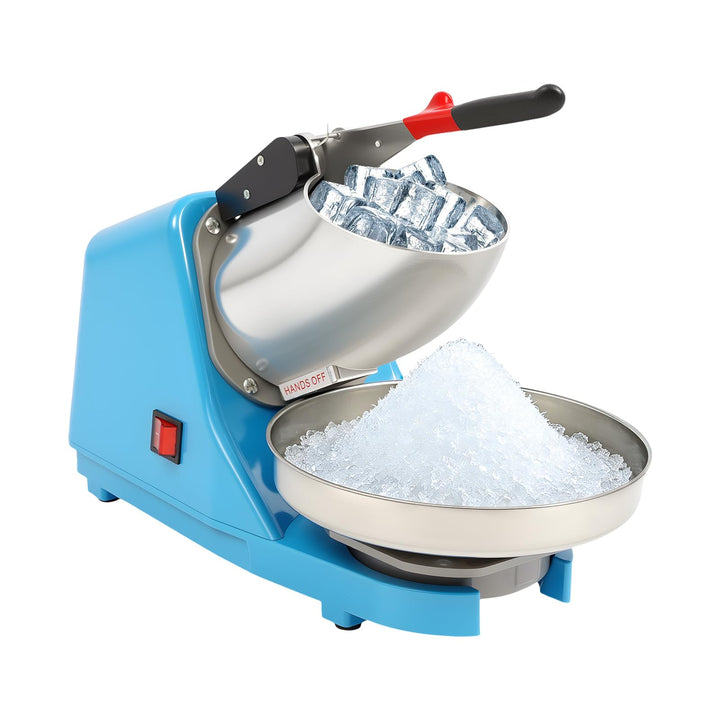 Elektrische Ice Crusher, 380W Eiszerkleinerer Smoothie-Maker 65kg Pro Stunde, Edelstahl Eiscrusher 2