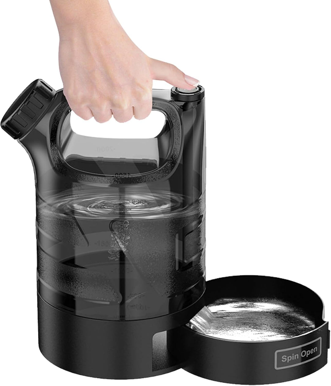 Hundetrinkflasche 2500ml Tragbare Wasserflasche für Hunde unterwegs