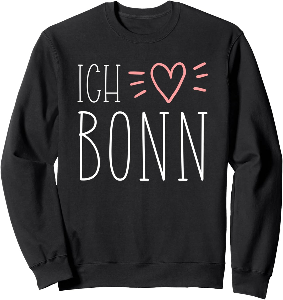 Ich liebe Bonn Herz Souvenir Geschenk Sweatshirt