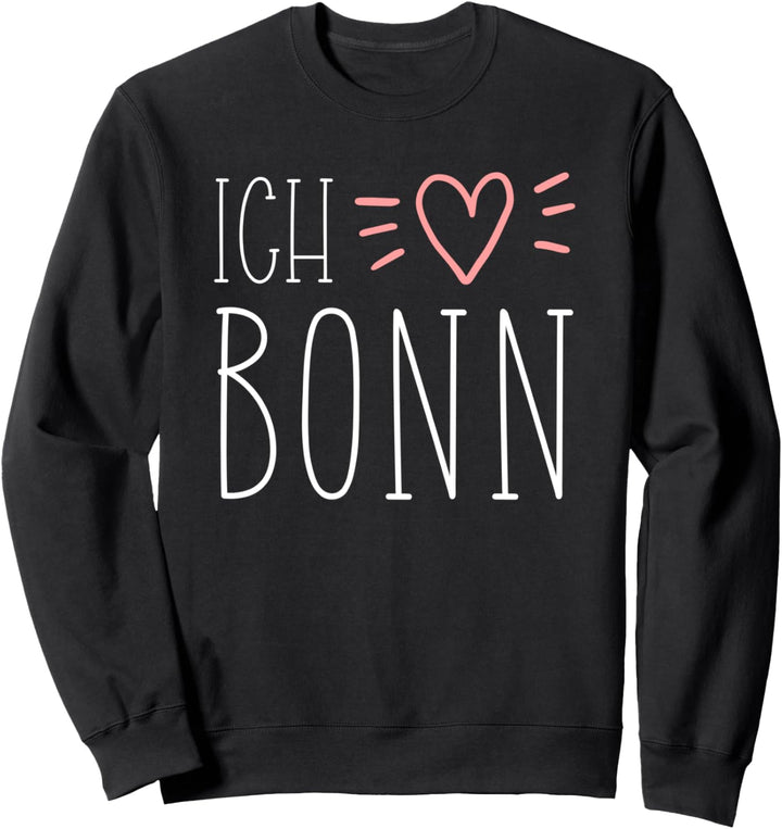 Ich liebe Bonn Herz Souvenir Geschenk Sweatshirt