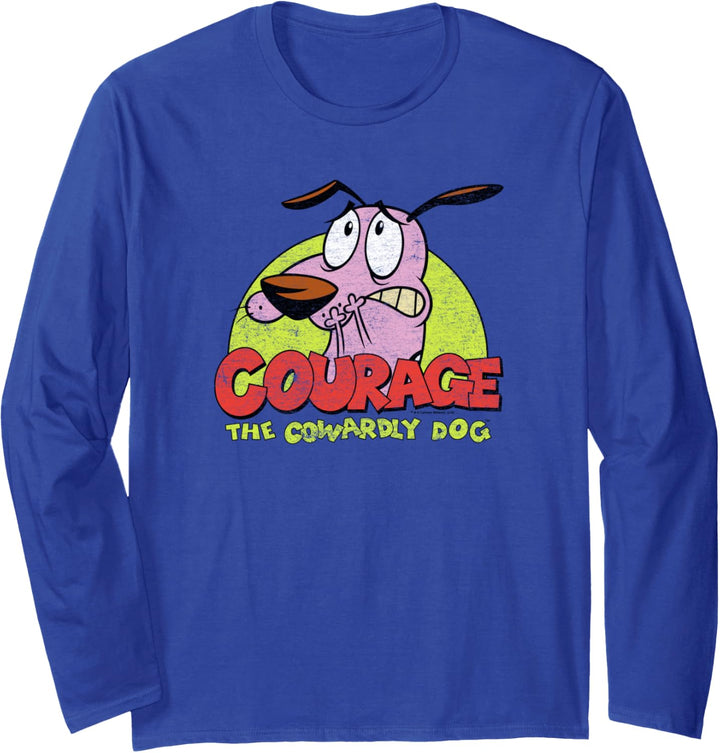 Courage the Cowardly Dog Colorful Courage Langarmshirt