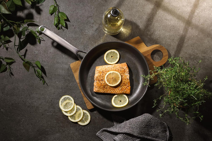 Onyx Cookware ZERO Bratpfanne 28 cm – Natürliche Antihaft aus Edelstahl 28 cm ZERO - Pan, 28 cm ZERO