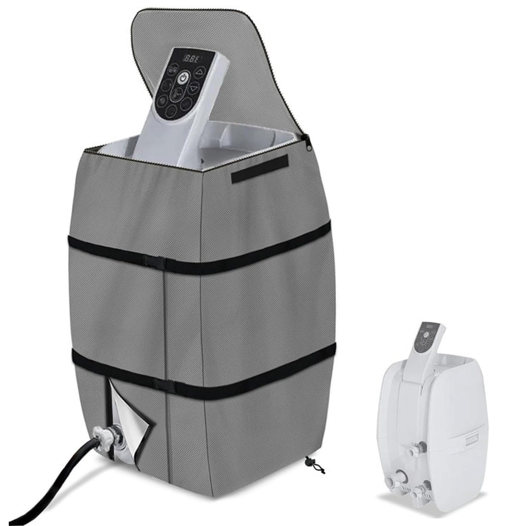 NASSMOSSE Spa -Heizungsabdeckung, 16.9 x 15 x 21.3 wasserdichte -Abdeckung, Faltbare verstellbare -B