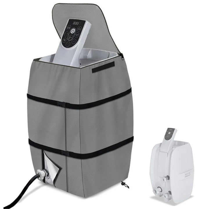 NASSMOSSE Spa -Heizungsabdeckung, 16.9 x 15 x 21.3 wasserdichte -Abdeckung, Faltbare verstellbare -B