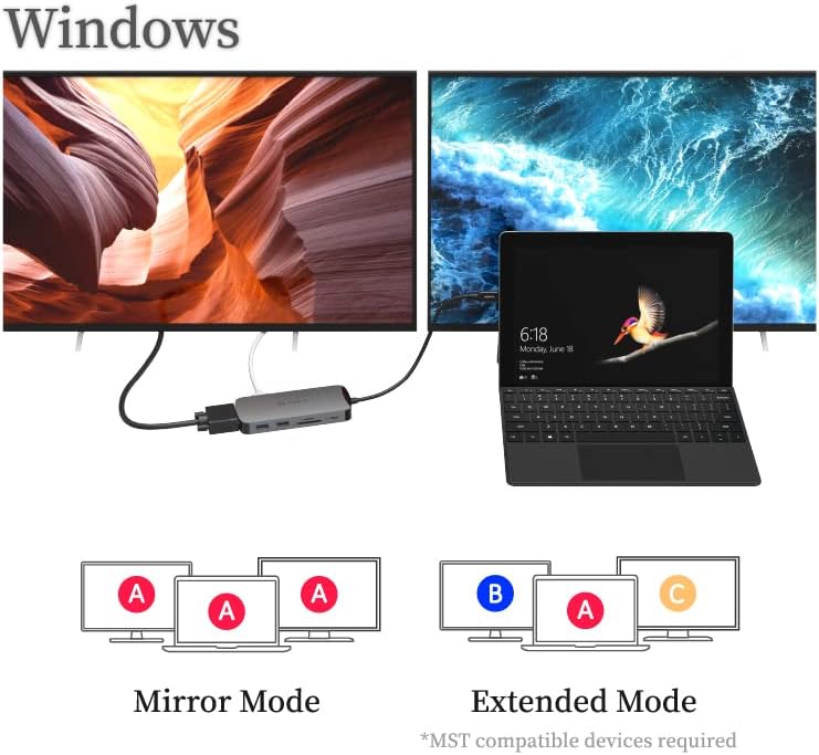 ADAM elements CASA Hub X VGA 10-in-1 | Apple MacBook &amp; USB-C Notebooks | grau | AAPADHUBXGY