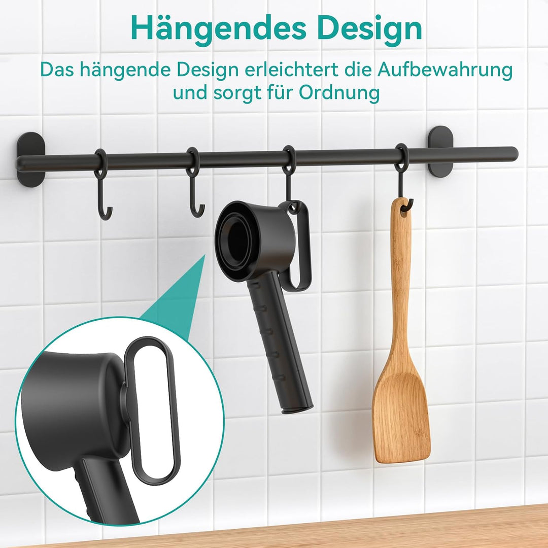 KULACO Dampfumleiter für Thermomix TM7, Dampfumlenk Aufsatz &amp; Dampfableiter Dampfumleiter Tm7 Schwar