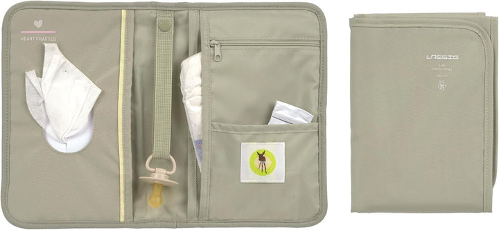 LÄSSIG Windeltasche Wickelorganizer mit Wickelunterlage Mint, Mint