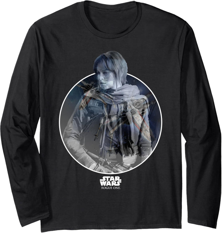 Star Wars Rogue One Jyn Erso X-Wing Blended Langarmshirt