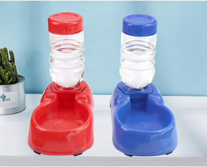 350ml Automatischer Haustier Wasserspender, Kunststoff Rot für Katzen