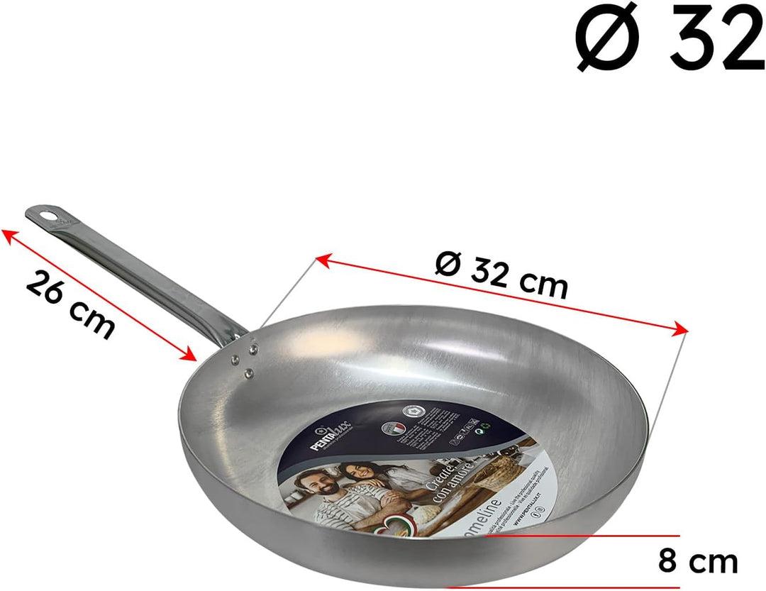 PADELLA SALTAPASTA ALLUMINIO CM.32X8h