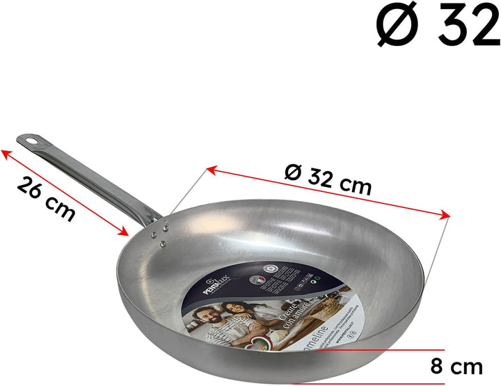 PADELLA SALTAPASTA ALLUMINIO CM.32X8h