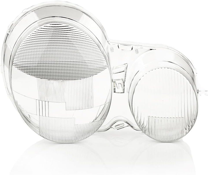 LST 2x Scheinwerferglas Streuscheibe Frontlicht Abdeckung Halogen Xenon links rechts Set kompatibel