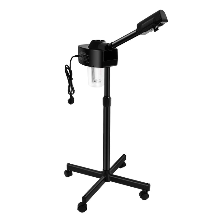 Einrohr-Kosmetikzerstäuber, 800 W 680 ml, Höhenverstellbar, Schwarz